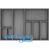 AGOFORM Besteckeinsatz Sky 550/80 Kunststoff schiefergrau