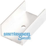 HAWA Combino 20/35 H Clip-Teil gelocht f�r Holzblende, Aluminium eloxiert