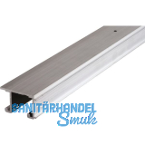 HAWA Combino 20/35 H Doppel- Laufschiene gelocht, auf Ma�, Aluminium eloxiert