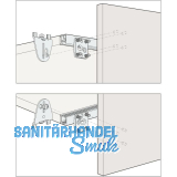 HAWA Regal - B H(SP) FS Beschl�gegarnitur 1200 x 2000, 1 t�rig