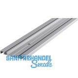 HAWA DIVIDO 80 Doppellaufschiene zum Aufschrauben 6000 mm auf Ma�, Alu eloxiert