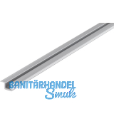 HAWA DIVIDO 80 Einfachlaufschiene zum Einlassen 6000 mm auf Ma�, Alu eloxiert