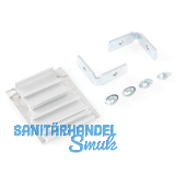 HAWA DIVIDO 100 Blendenendst�ck-Set f�r Wandmontage, Aluminium eloxiert