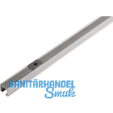HAWA Clipo Einfach- Laufschiene mit Drehriegel, 2500 mm, Aluminium eloxiert
