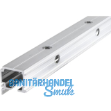 HAWA DIVIDO 100 Combi-Laufschiene gelocht, L�nge 2500 mm, Aluminium eloxiert