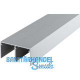 HAWA DIVIDO 80 Doppelf�hrungsschiene 2500 mm, Aluminium eloxiert