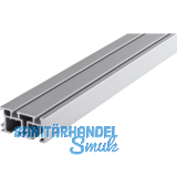 HAWA Regal C 26 Doppel - Lauf-/F�hrungsschiene, 2500 mm, Aluminium eloxiert