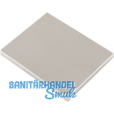 HAWA Junior GP/Ordena 70 Abdeckkappe eckig Punktbefestigung Edelstahl-Effekt