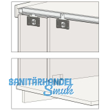 HAWA Combino 35 H IS Schiebet�rbeschlag Innenfront, 2-t�rig