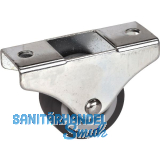 D�RNER + HELMER Bockrolle TPE-Lauffl�che Plattenbefestigung 38 mm 45 kg