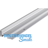 HAWA Griffprofil zum Schrauben breit, 2500 mm, Aluminium eloxiert