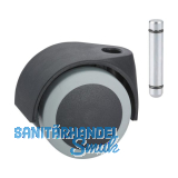 D�RNER + HELMER Doppel-Lenkrolle Two 50 mm 40 kg Bundstift