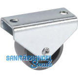 D�RNER + HELMER Bockrolle Kunststoff-Rad 30 mm 45 kg Platte