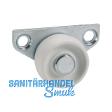 D�RNER + HELMER Bockrolle Kunststoff-Rad 30 mm 40 kg Platte seitlich