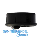 D�RNER + HELMER Rolleinsatz Einzelrolle Lauffl�che hart Kunststoff schwarz