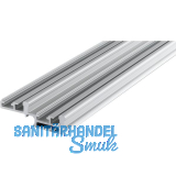 HAWA Combino 65 H FS / 80 H FS Doppellaufschiene obenlaufend 2500 mm, Alu elox.