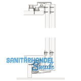 HAWA Combino 65 H FS Beschl�gegarnitur 1400 x 2600, 2 t�rig untenlaufend