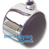 Doppel-Lenkrolle Duo Kunststoff hart 50 mm 50 kg schwarz/Chrom-Optik