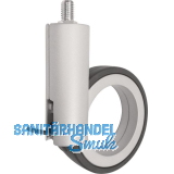 Lenkrolle Rotola 120 50 kg Feststeller silberfarbig/schwarz