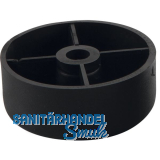M�belgleiter starr � 50 mm, H�he 20 mm, Kunststoff schwarz