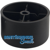 M�belgleiter starr � 50 mm, H�he 40 mm, Kunststoff schwarz