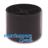 M�belgleiter starr � 50 mm, H�he 50 mm, Kunststoff schwarz