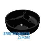 M�belgleiter starr-4 Schraubl�cher � 80 mm, H�he 22 mm, Kunststoff schwarz