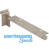 Konsole Arkwall f�r Holz- und Glastablare 90 mm Stahl vernickelt matt