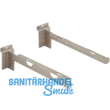 Konsole Arkwall f�r Holztablare 290 mm Stahl vernickelt matt