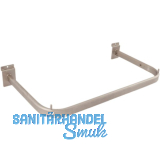 Konfektionsrahmen Arkwall 900 x 300 mm Stahl vernickelt matt