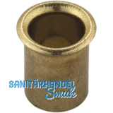 Kabeldurchgang rund, Einbau � 12 mm, Messing poliert