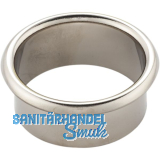 Kabeldurchgang rund, Einbau � 80 mm, Messing vernickelt poliert