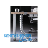 CONFURN Kabelkanal vertikal, Kunststoff silber