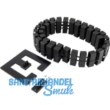 CONFURN Kabelschlange Cube� SL 1250 mm schwarz