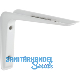 ELEMENT SYSTEM Konsole Alido Stahl wei� lackiert 120 X 80 mm