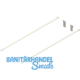 BLUM Metabox Relingset f�r Frontauszug L�nge 550, Aluminium cremewei�