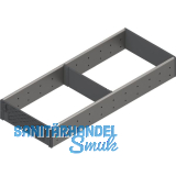 BLUM ORGA-LINE Einzel-Set Korpusbreite 305/NL500 mm Edelstahl/Kunststoff