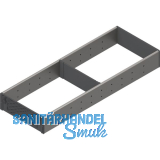 BLUM ORGA-LINE Einzel-Set Korpusbreite 305/NL550 mm Edelstahl/Kunststoff