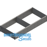 BLUM ORGA-LINE Einzel-Set Korpusbreite 305/NL450 mm Edelstahl/Kunststoff