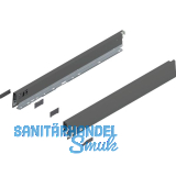 BLUM MERIVOBOX Zarge Höhe N, NL 550, Oriongrau-matt BLUM MERIVOBOX Zarge Höhe N, NL 550, Oriongrau-matt