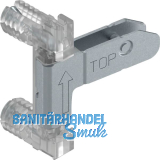 BLUM MERIVOBOX Frontbefestigung unten, Montageart INSERTA