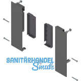 BLUM MERIVOBOX Fronthalter Innenauszug mit Reling H�he E, Oriongrau-matt