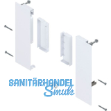 BLUM MERIVOBOX Fronthalter Innenauszug mit Reling H�he E, Seidenwei�-matt