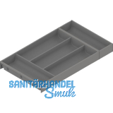BLUM AMBIA-LINE Besteckeinsatz NL550mm,B300mm, Stahl Indiumgrau