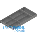 BLUM AMBIA-LINE Besteckeinsatz NL600mm,B300mm, Stahl Indiumgrau