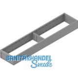 BLUM AMBIA-LINE Schubkastenrahmen schmal, NL500mm, Stahl Indiumgrau matt