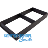 BLUM AMBIA-LINE Schubkastenrahmen breit, NL450mm, Stahl Carbonschwarz matt