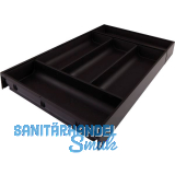 BLUM AMBIA-LINE Besteckeinsatz NL550mm,B300mm, Stahl Carbonschwarz