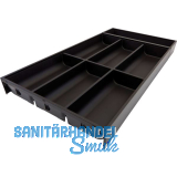 BLUM AMBIA-LINE Besteckeinsatz NL600mm,B300mm, Stahl Carbonschwarz