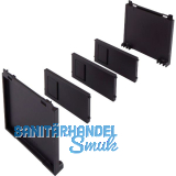 BLUM AMBIA-LINE Flaschenset, B100mm, Kunststoff Carbonschwarz matt